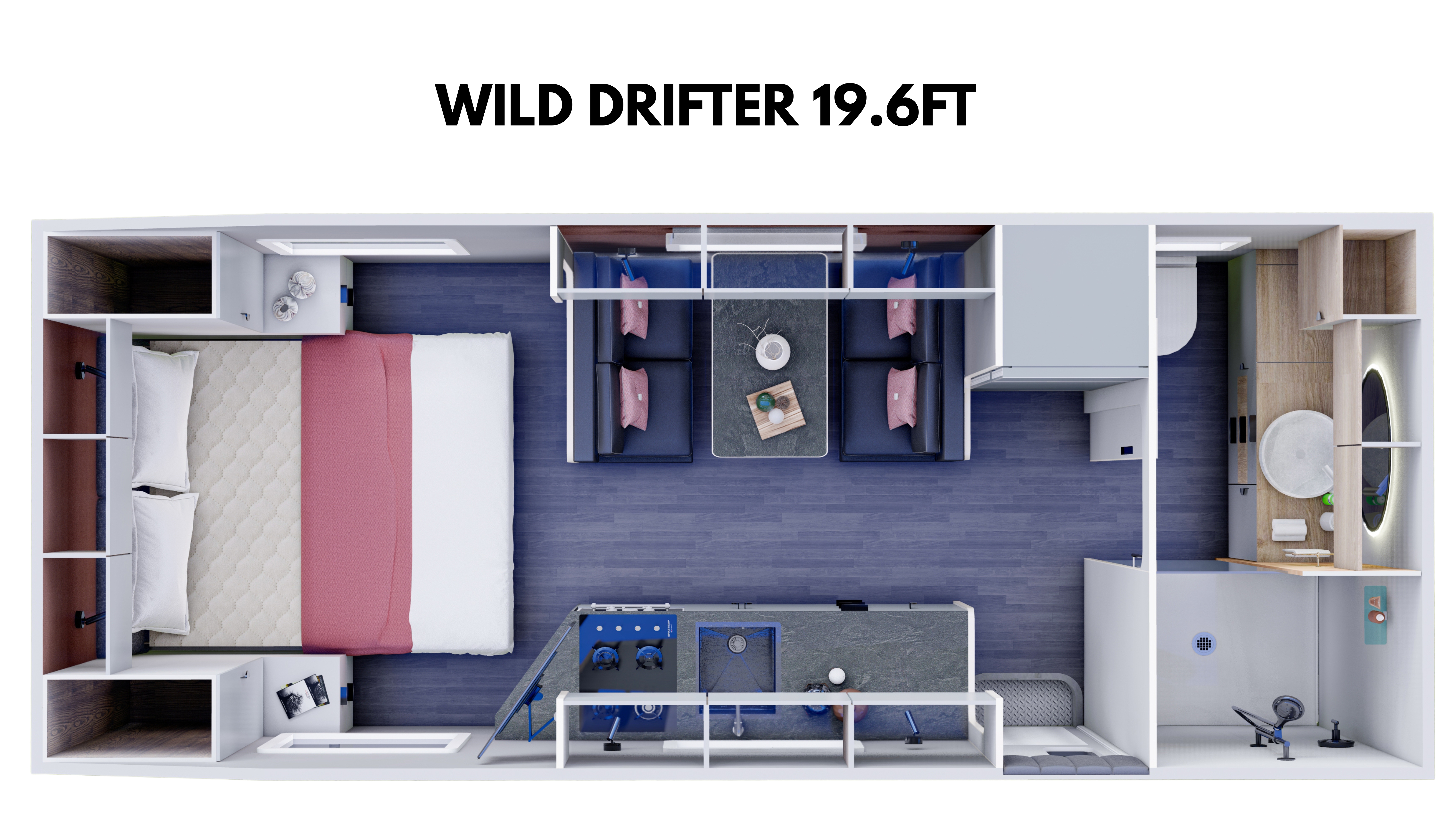 Wild Drifter 19.6 Layout